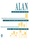 ARCHIVOS LATINOAMERICANOS DE NUTRICION雜志封面